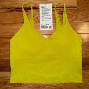 Lululemon Athletica Neon Yellow Align Tank